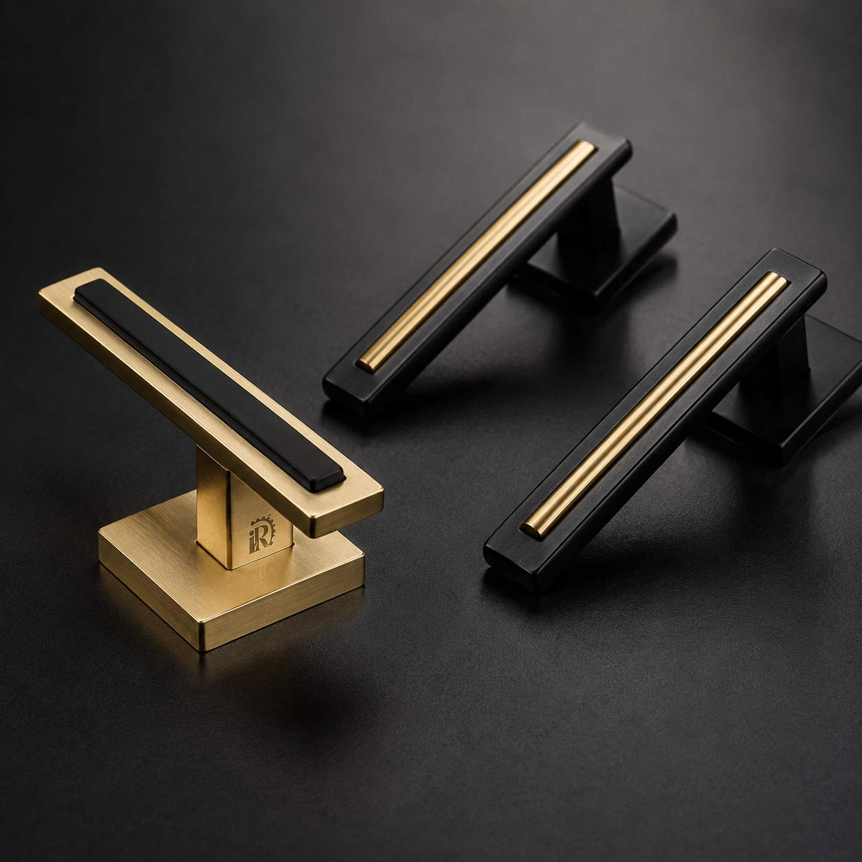 Architectural mortise handles for commercial projects