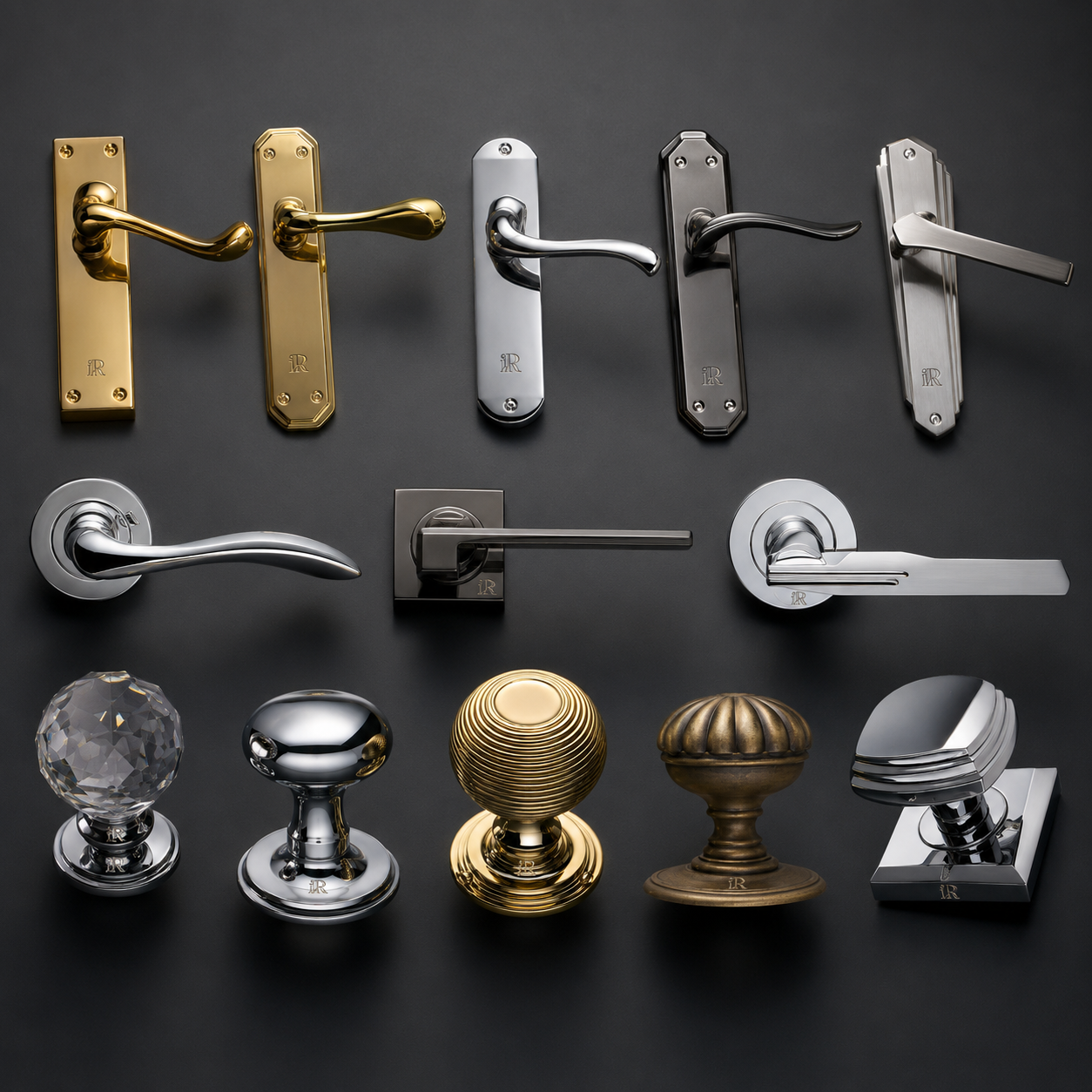 Designer mortise handles for modern door hardware