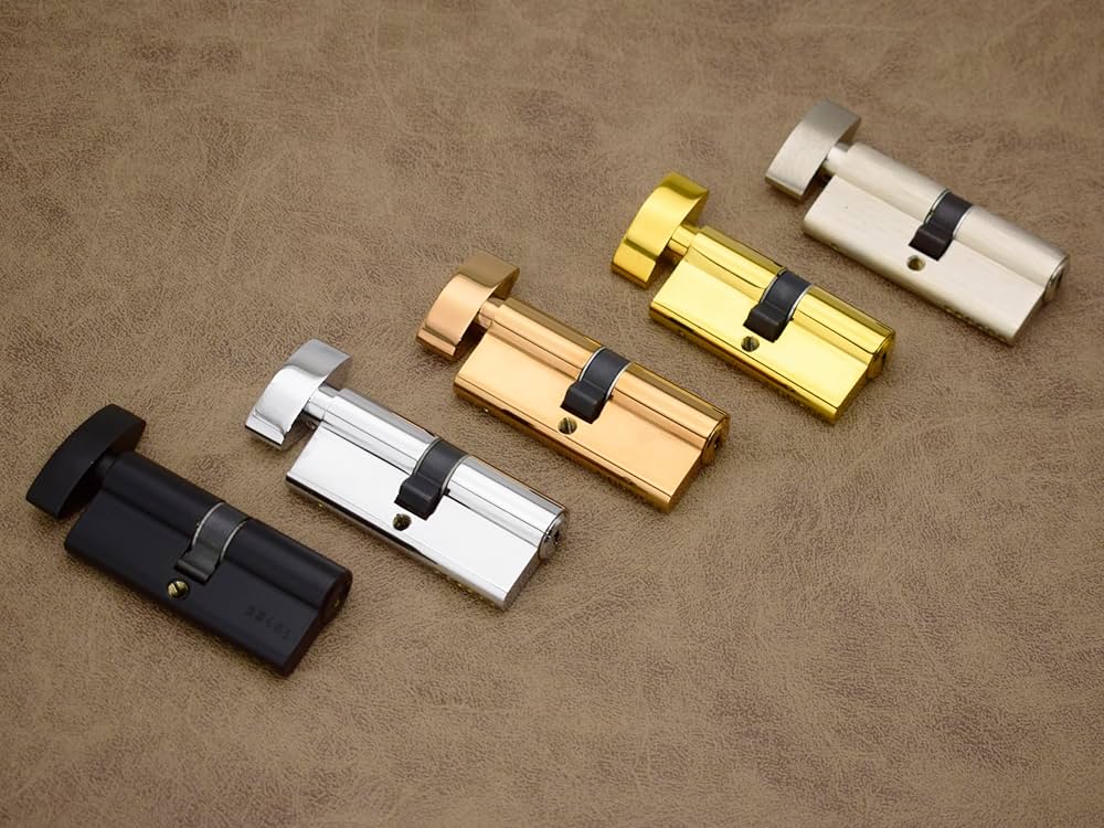 Cylinder locks for building hardware and access control
