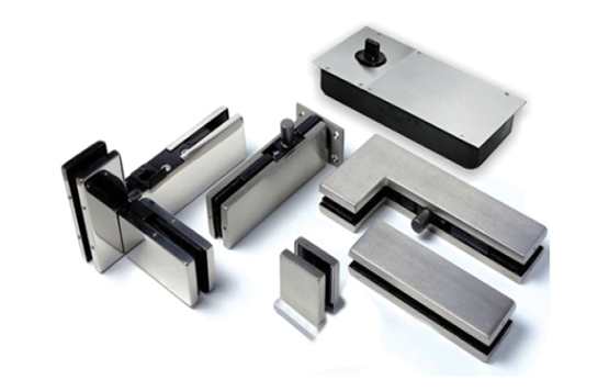 Glass accessories for architectural glass fittings