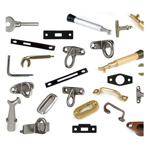 Building hardware fittings for construction projects