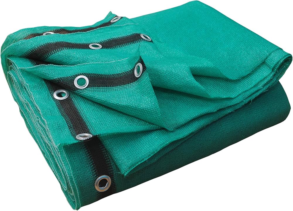 Shade nets and construction netting for site protection