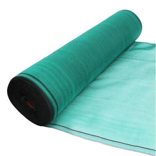 Green shade nets for construction and industrial site use