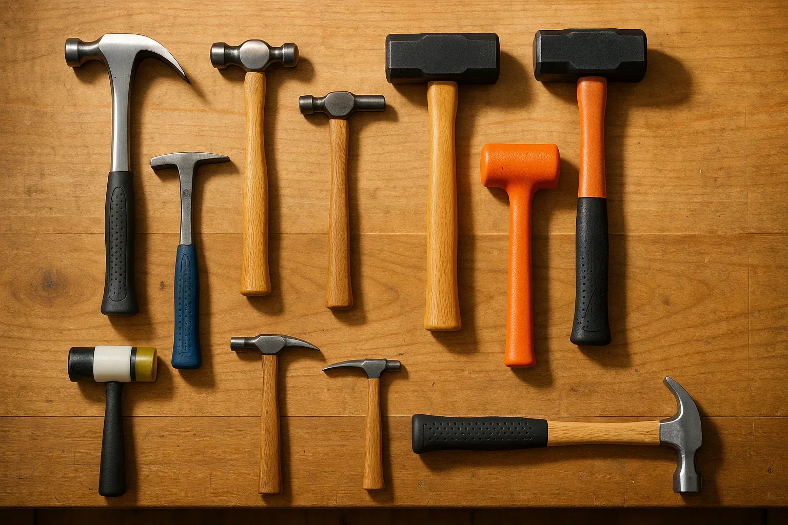 Hand tools including hammers spanners pliers and bench vices