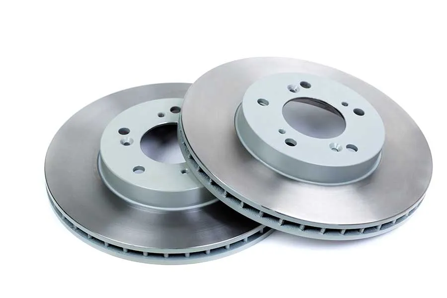 Ventilated brake disc for automotive replacement applications
