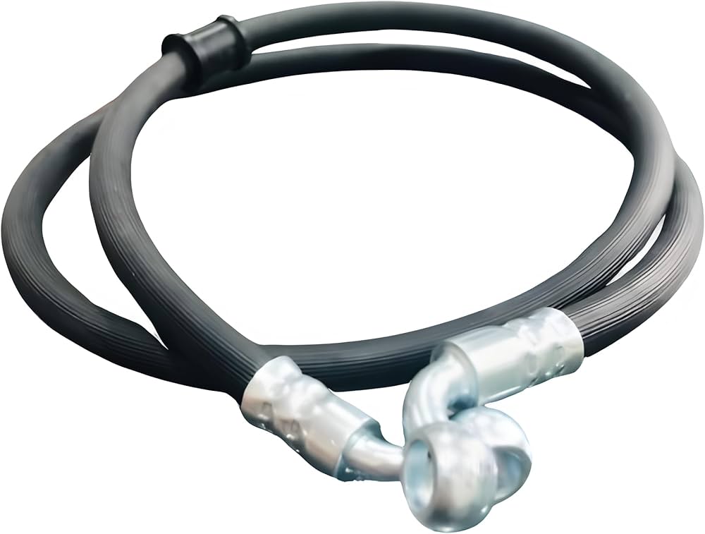 Flexible automotive brake hose for hydraulic braking systems