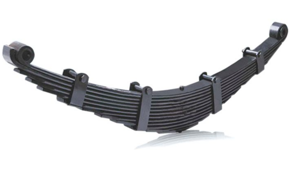Heavy-duty leaf spring assembly for trucks and commercial vehicles