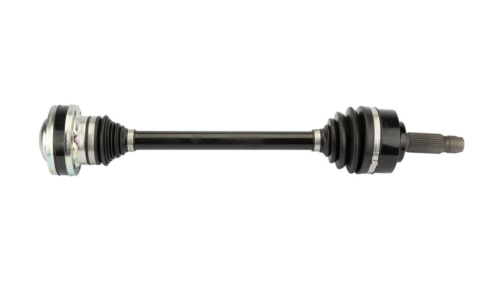 Vehicle-specific automotive driveshaft and propeller shaft assembly