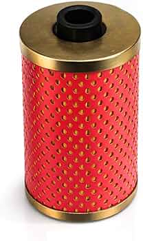 Cartridge engine oil filter element for automotive maintenance