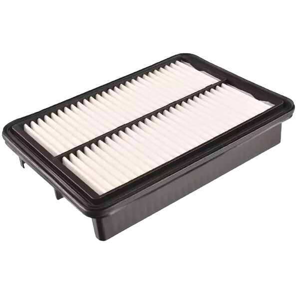 Cylindrical air filter element for truck and commercial vehicle engines