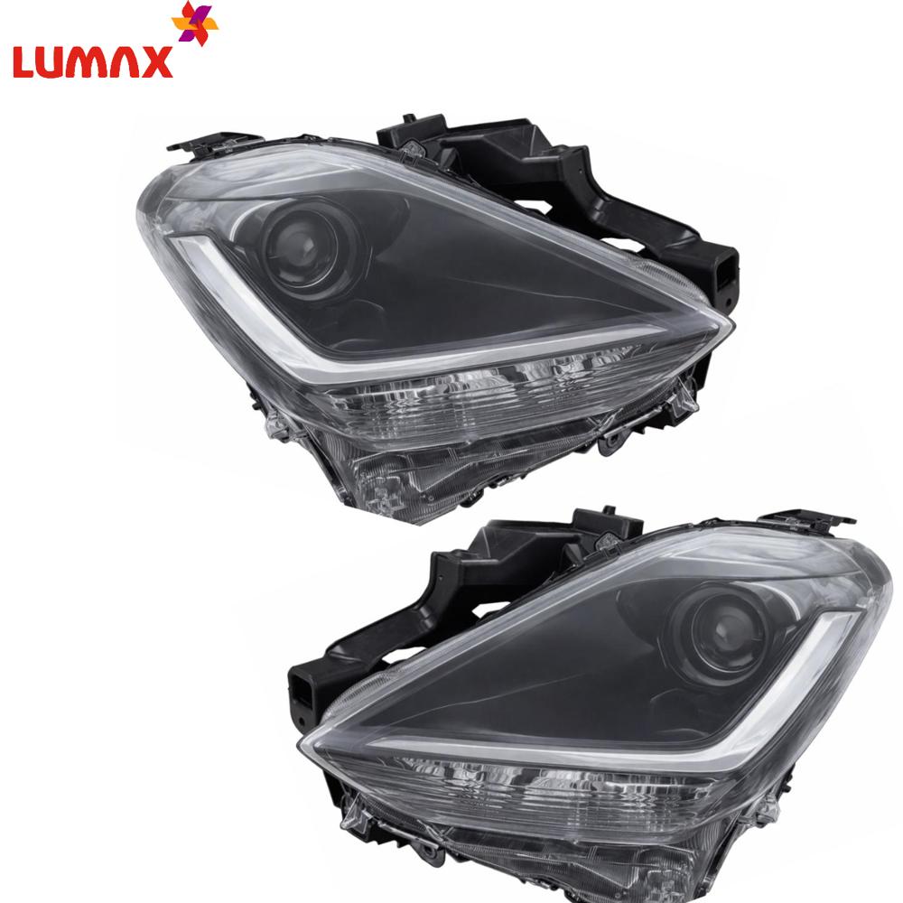Front headlamp assembly for passenger and commercial vehicles