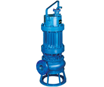 Submersible water pump for drainage dewatering and wastewater systems