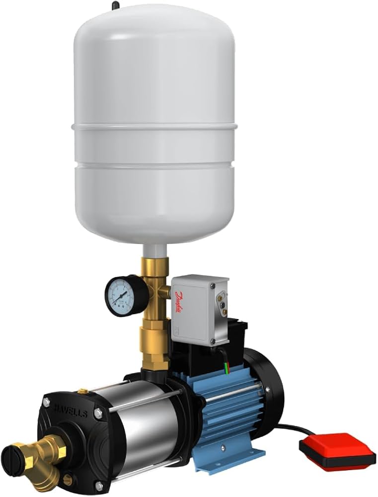 Pressure booster pump system for commercial and industrial water supply