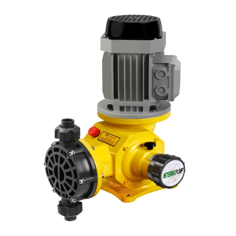 Industrial dosing pump for controlled chemical injection