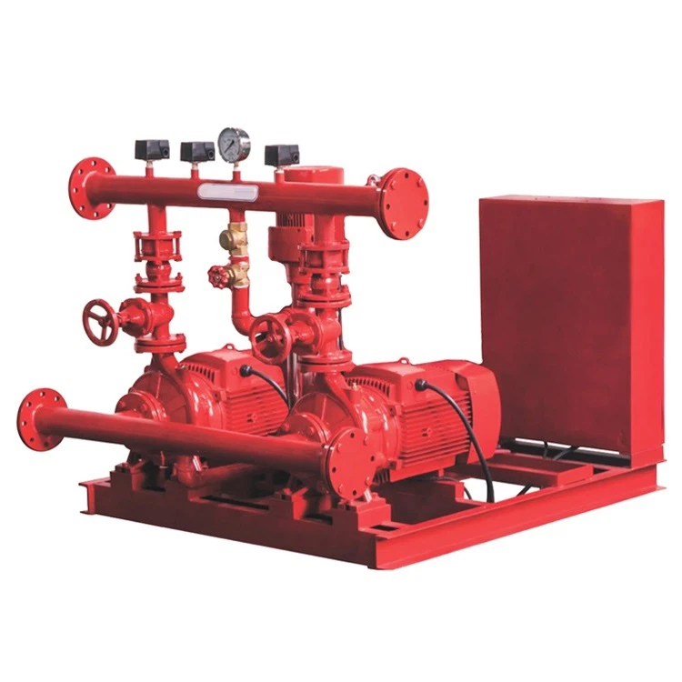 Industrial fire fighting pump set for fire protection systems