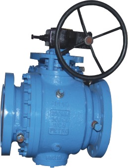 Industrial flanged ball valve for pipeline isolation applications