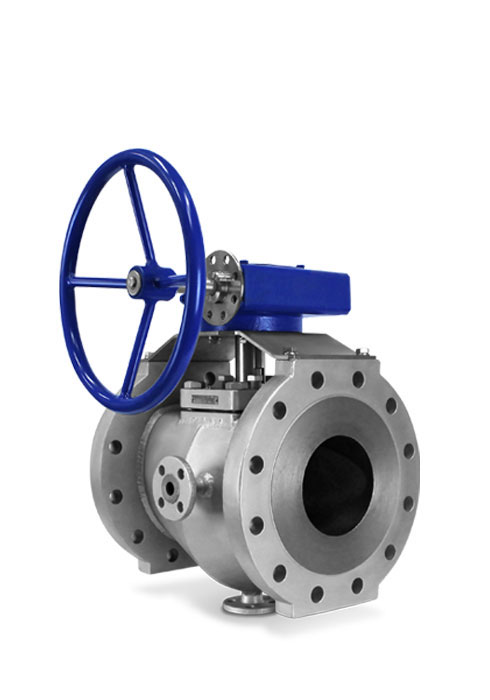 Flanged industrial plug valve for oil and gas applications
