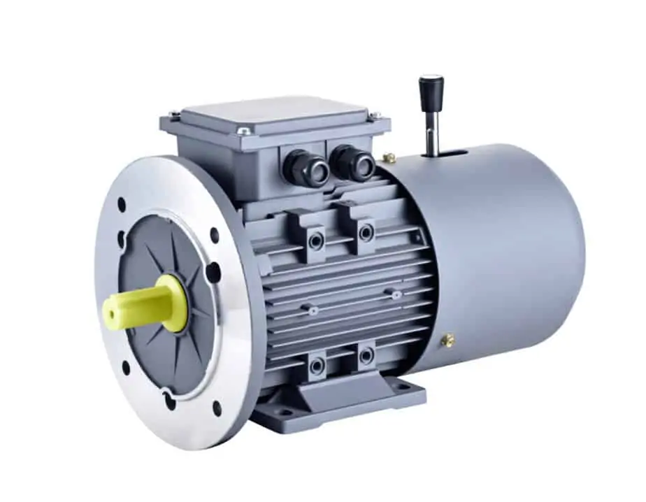 Industrial geared motor for manufacturing and material handling equipment