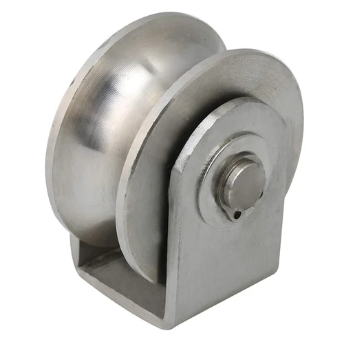 Multi-groove pulley for high-power industrial belt transmission