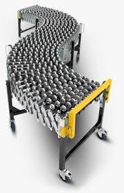 Powered roller conveyor for automated production and packaging lines