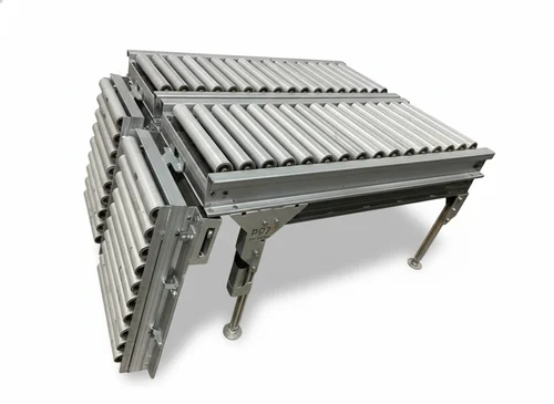 Industrial conveyor rollers frames and drive components
