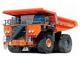 Heavy-duty mining dumper for ore and overburden transportation