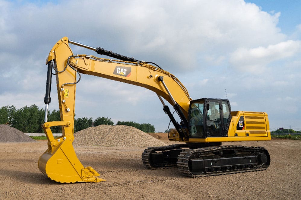 Hydraulic excavator replacement boom arm and bucket components