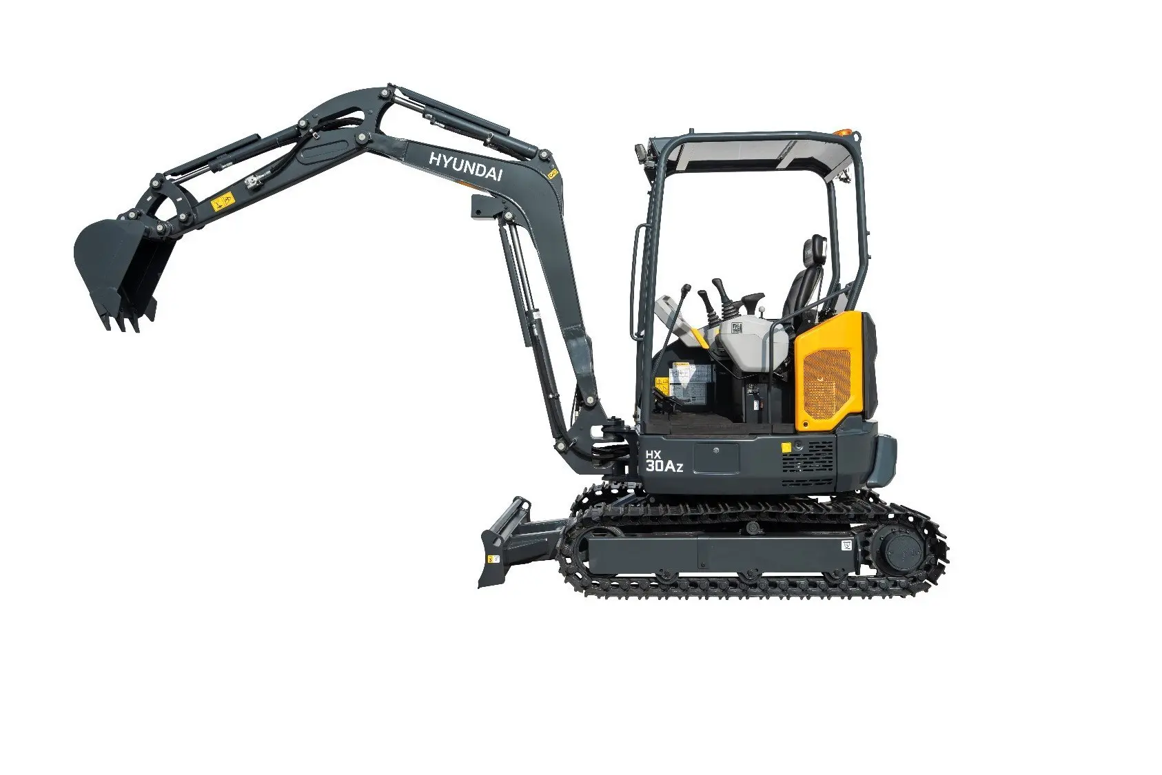 Crawler excavator for construction mining and earthmoving operations