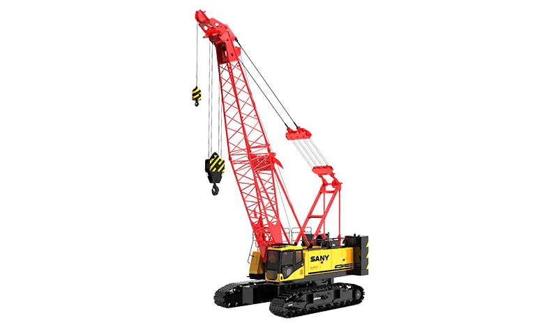 Crane boom hook wire rope and lifting system components