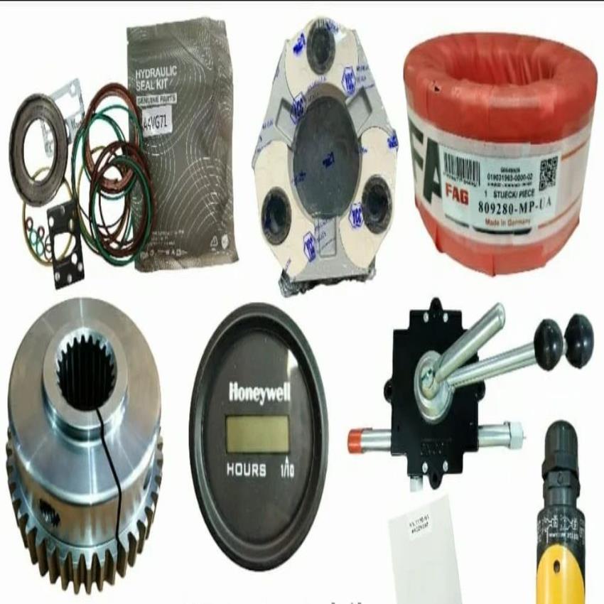 Transit mixer hydraulic pump motor and gearbox components