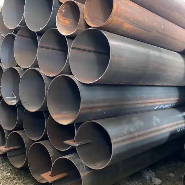 Industrial welded steel pipes for construction and fabrication
