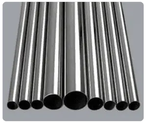 Polished stainless steel pipe in multiple diameters and grades
