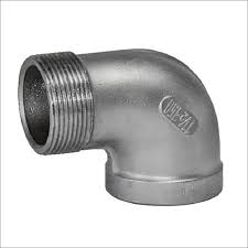 Long-radius steel pipe elbow for industrial process pipelines