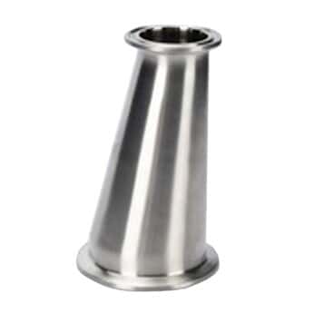 Steel pipe reducer for industrial fluid transportation systems