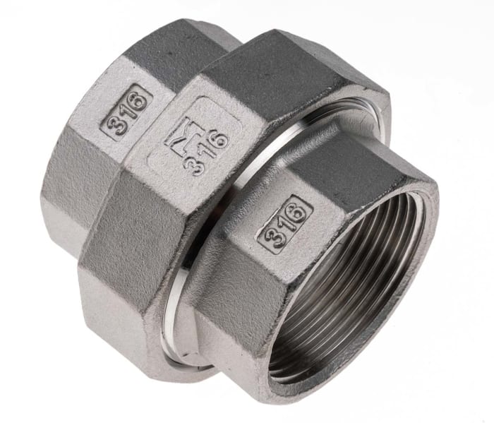 Industrial threaded pipe coupling for joining two pipe sections