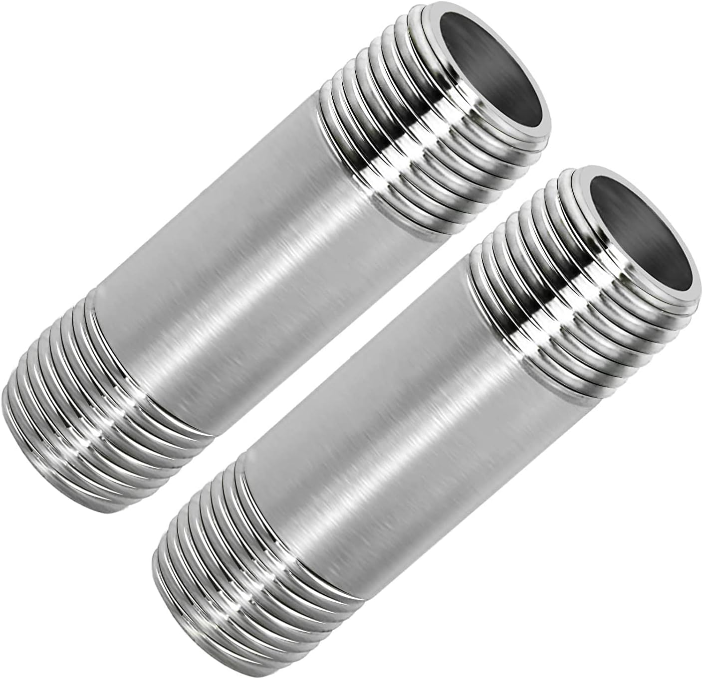 Pipe nipples and flanges in different sizes pressure classes and materials