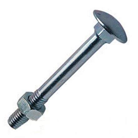 Industrial carriage bolt range for timber and metal connections