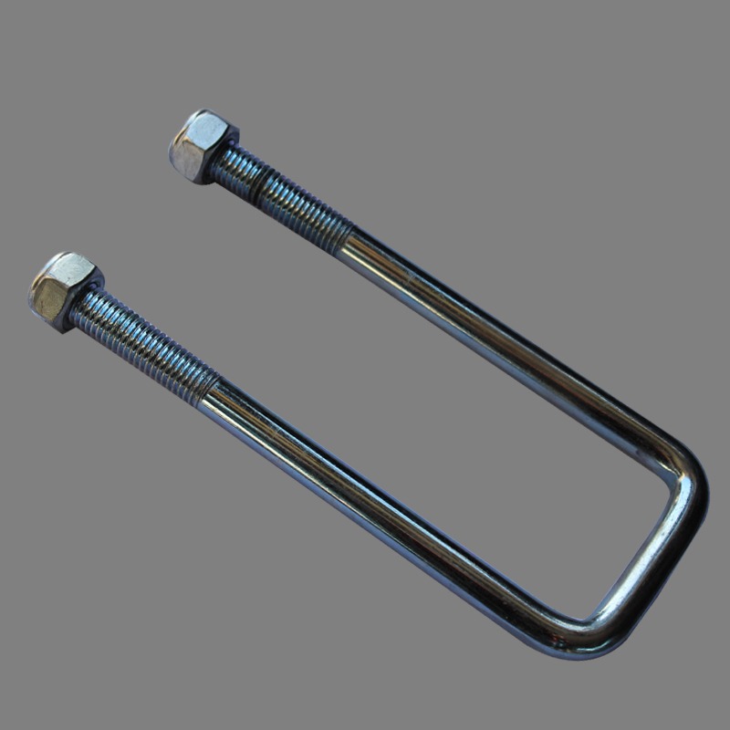 Custom U-bolts in different diameters widths and thread lengths