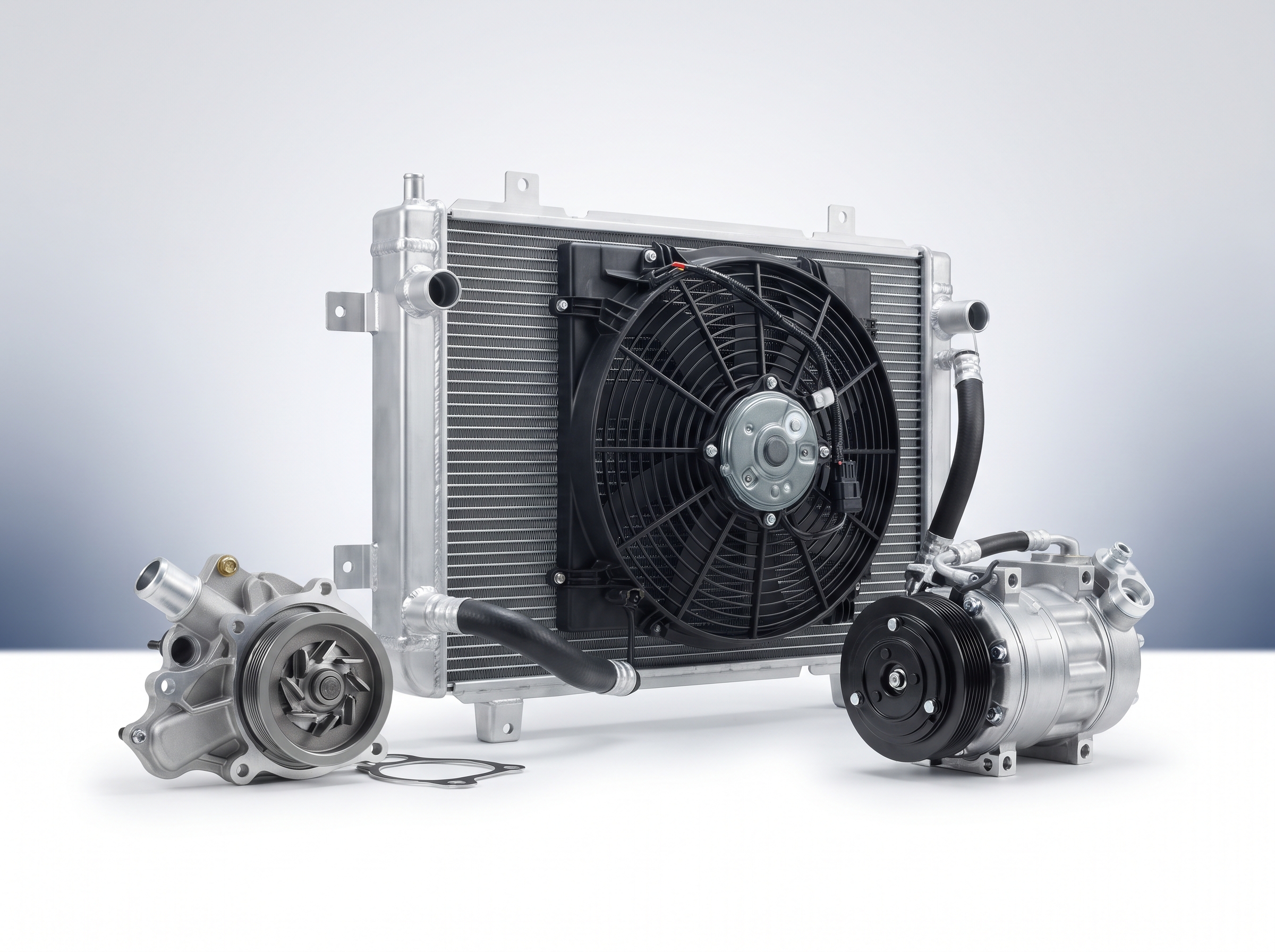 Automotive cooling and air conditioning spare parts
