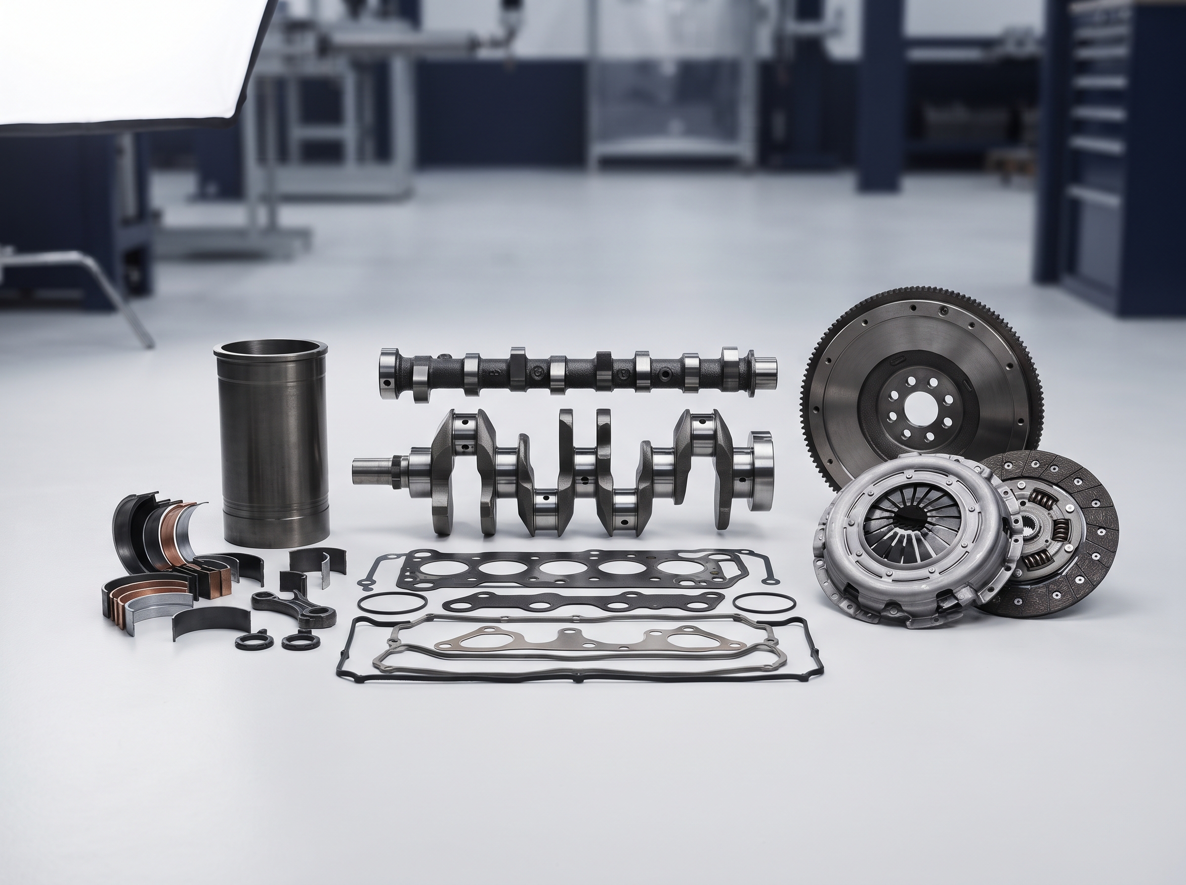 Engine and powertrain spare parts for passenger and commercial vehicles