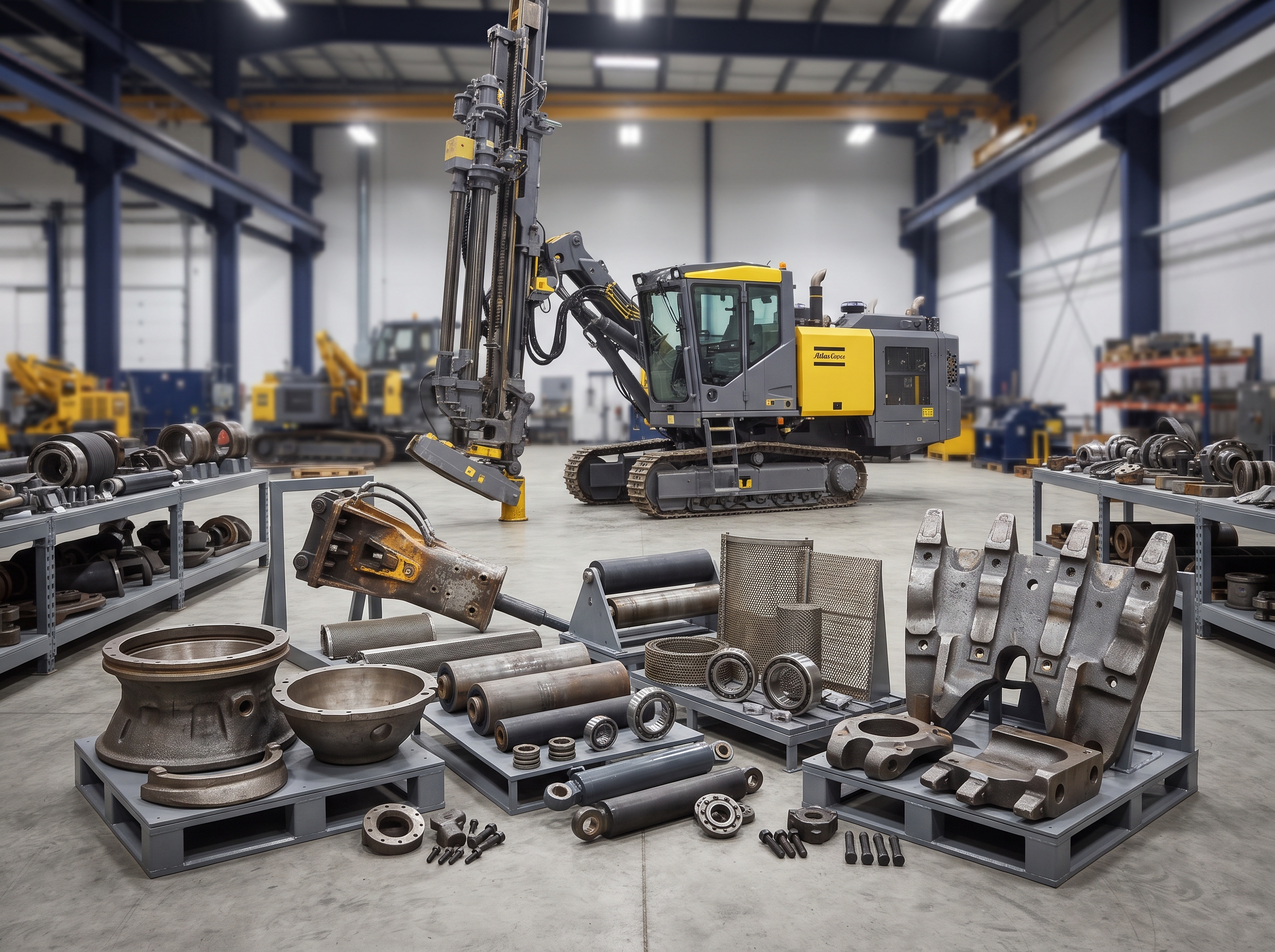Mining equipment and replacement spares supplied by The Irising Inc