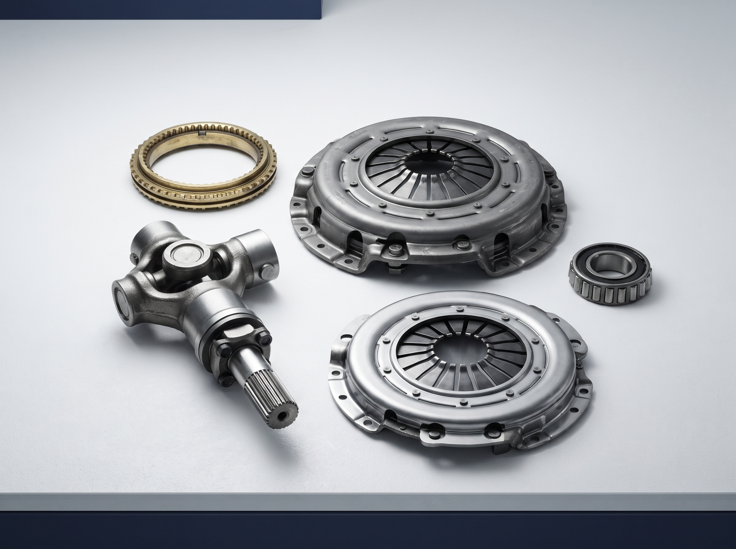 Transmission and clutch spare parts for passenger and commercial vehicles